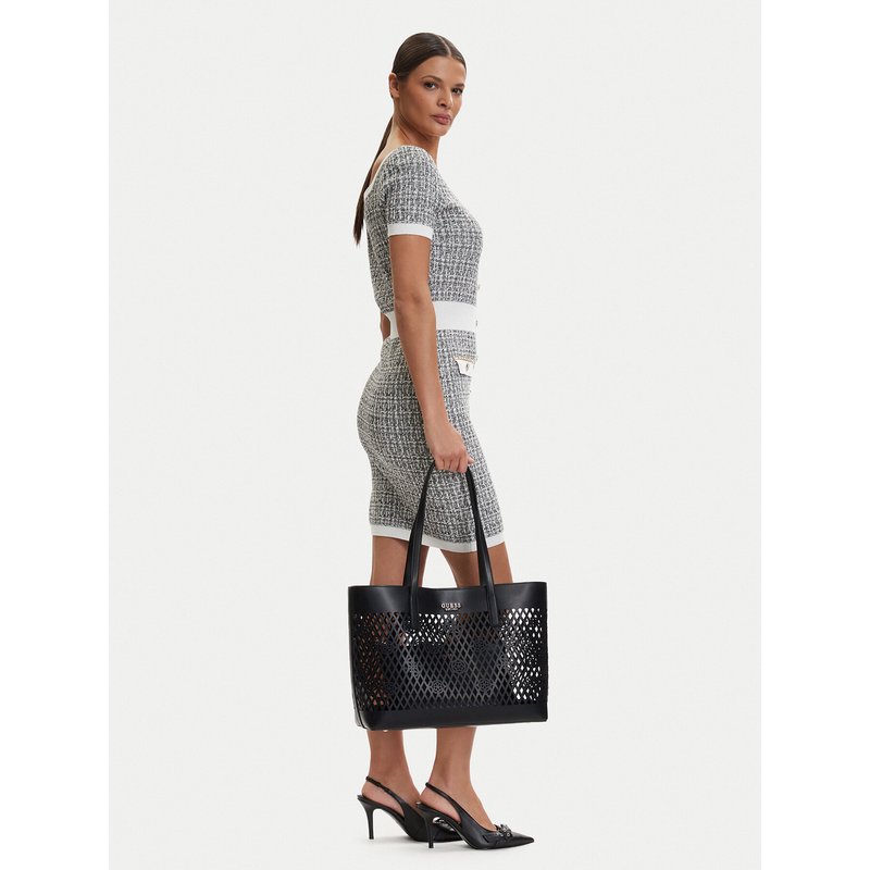 Handtasche Guess Letty HWPG99 11240 Schwarz