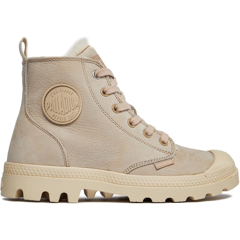 Schnürstiefeletten Palladium Pampa Hi Zip Wl 95982-271-M Beige