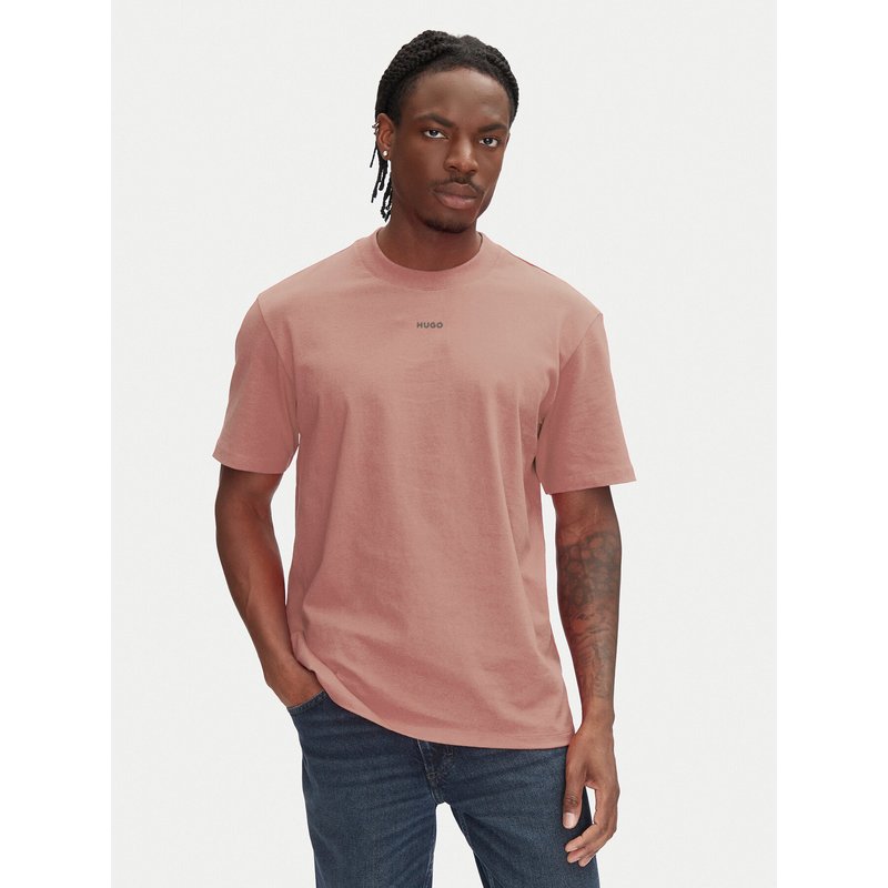 HUGO T-Shirt Dapolino 50488330 Rosa Relaxed Fit