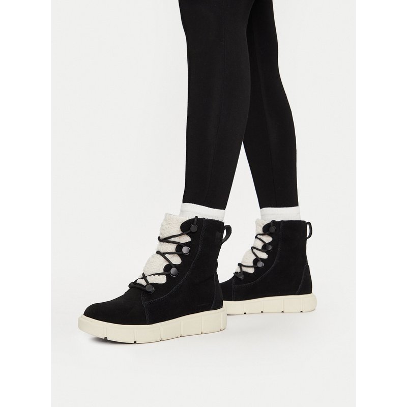 Schnürschuhe Sorel Explorer III Joan 2077981010 Schwarz