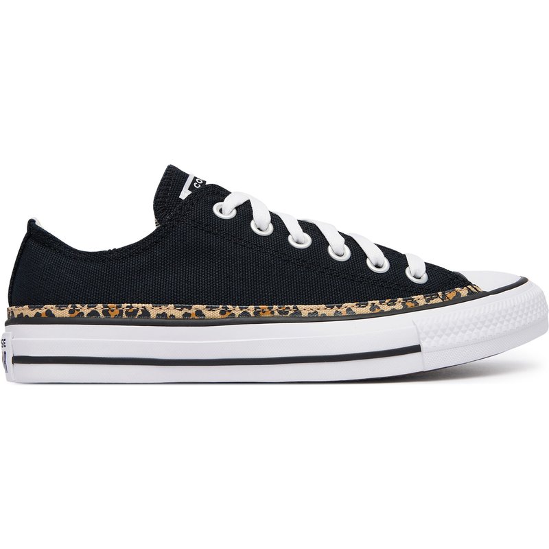 Sneakers aus Stoff Converse CHUCK TAYLOR ALL STAR LEOPARD A19180C Schwarz