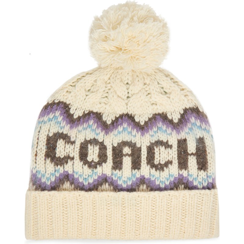 Mütze Coach CCL51 Creme