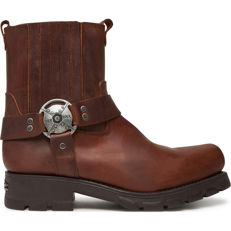 Klassische Stiefeletten NEW ROCK M-7605-S20 Braun
