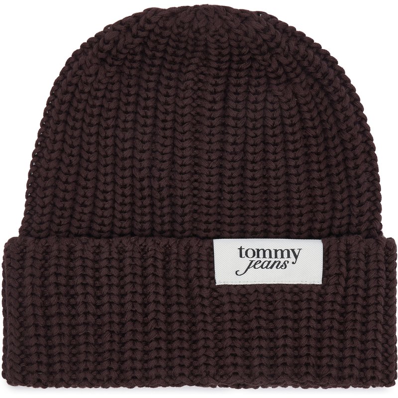 Mütze Tommy Hilfiger Script AW0AW18972 Dunkelbraun