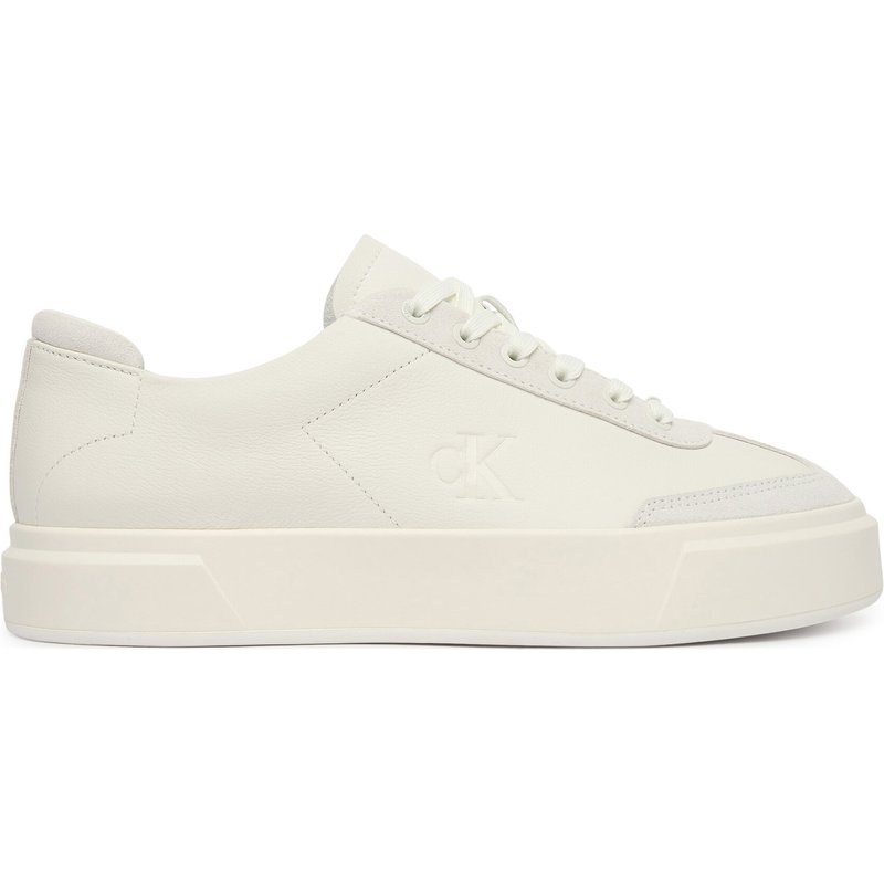 Sneakers Calvin Klein Basket Cupsole Lup Wt Lth HM0HM02133 Weiß