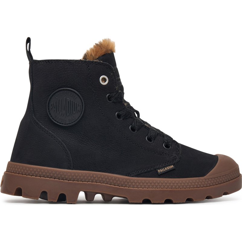 Schnürstiefeletten Palladium Pampa Hi Zip Wl Wild 94979-008-M Schwarz