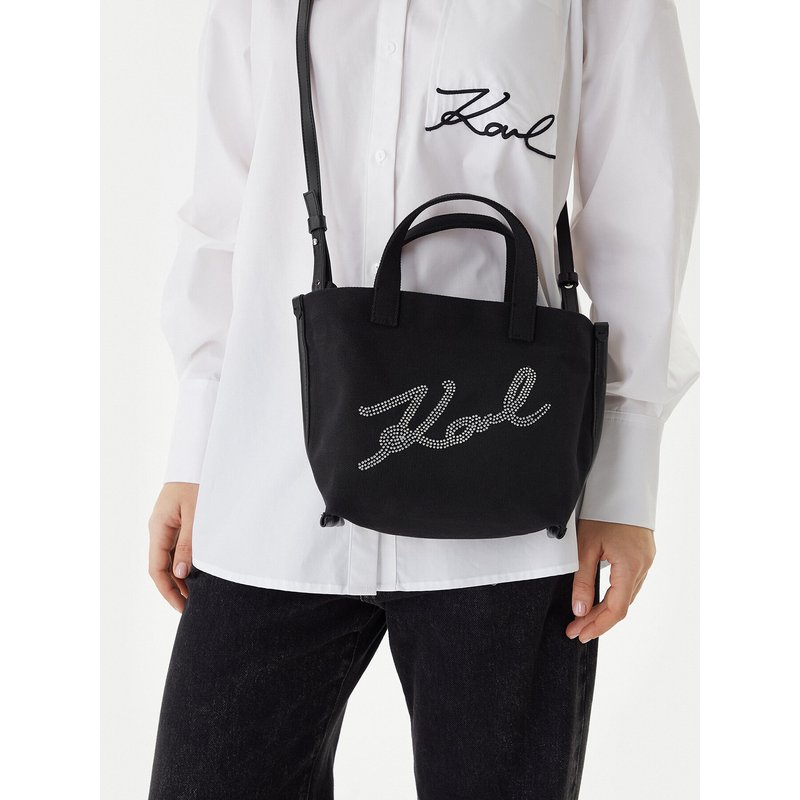 Handtasche KARL LAGERFELD B1W50027 Schwarz