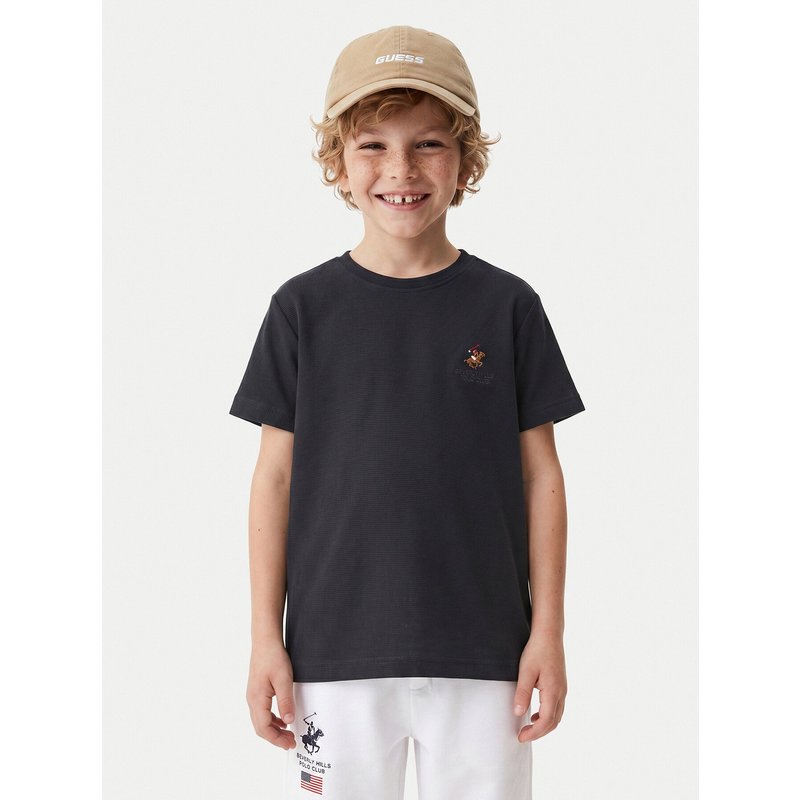 Beverly Hills Polo Club T-Shirt P-SS26B-TS0131 Dunkelblau Regular Fit