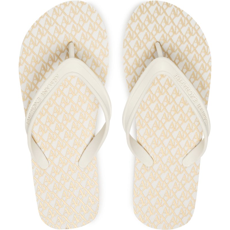 Zehentrenner Armani Exchange XDQ010 XV700 MZ128 Écru
