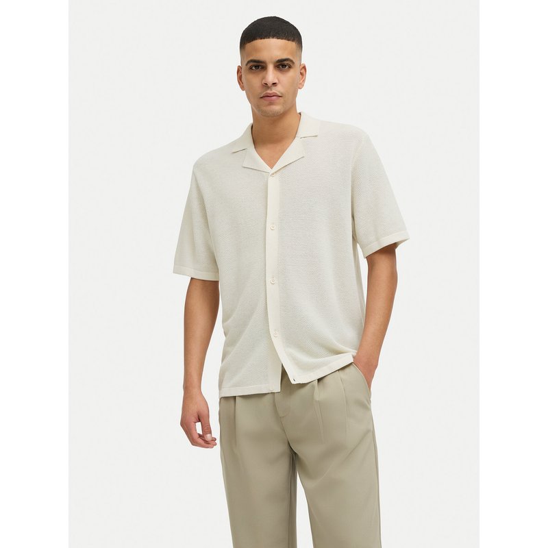 Jack & Jones Poloshirt Orion 12268226 Écru Relaxed Fit