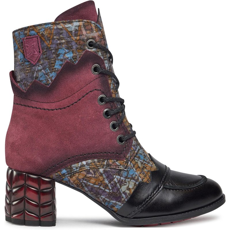 Schnürschuhe Maciejka 06160-23/00-5 Dunkelrot