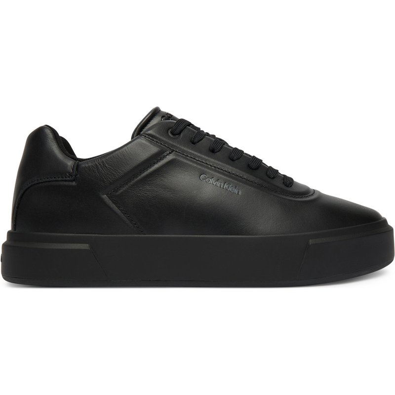 Sneakers Calvin Klein Basket Cups Oxf Lup Hf Lth YM0YM01452 Schwarz