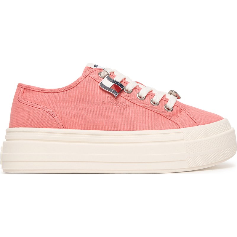 Sneakers Tommy Jeans Tjw Flatform Sneaker Charms EN0EN02959 Rosa