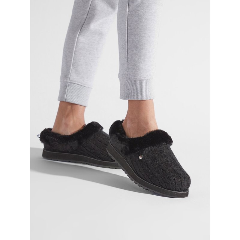 Hausschuhe Skechers BOBS Ice Angel 31204/BBK Schwarz
