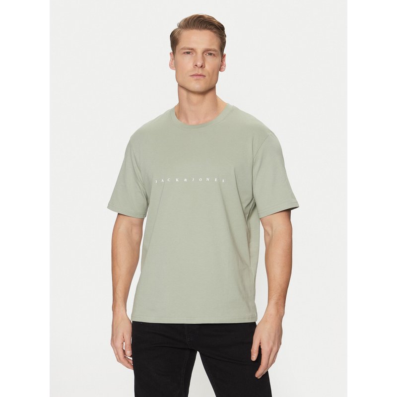 Jack & Jones T-Shirt Star 12234746 Grün Relaxed Fit