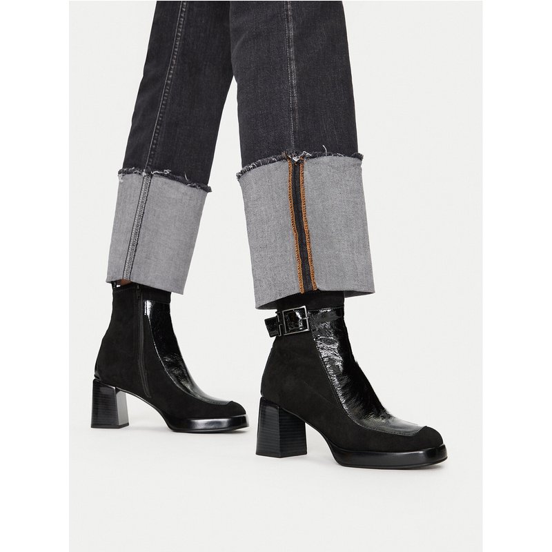 Stiefeletten Hispanitas Velour Str-I24 HI243664 Schwarz