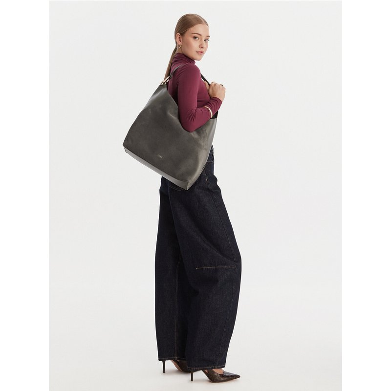 Handtasche Furla Lara L WB01876 BX1895 BG 4285S Grau