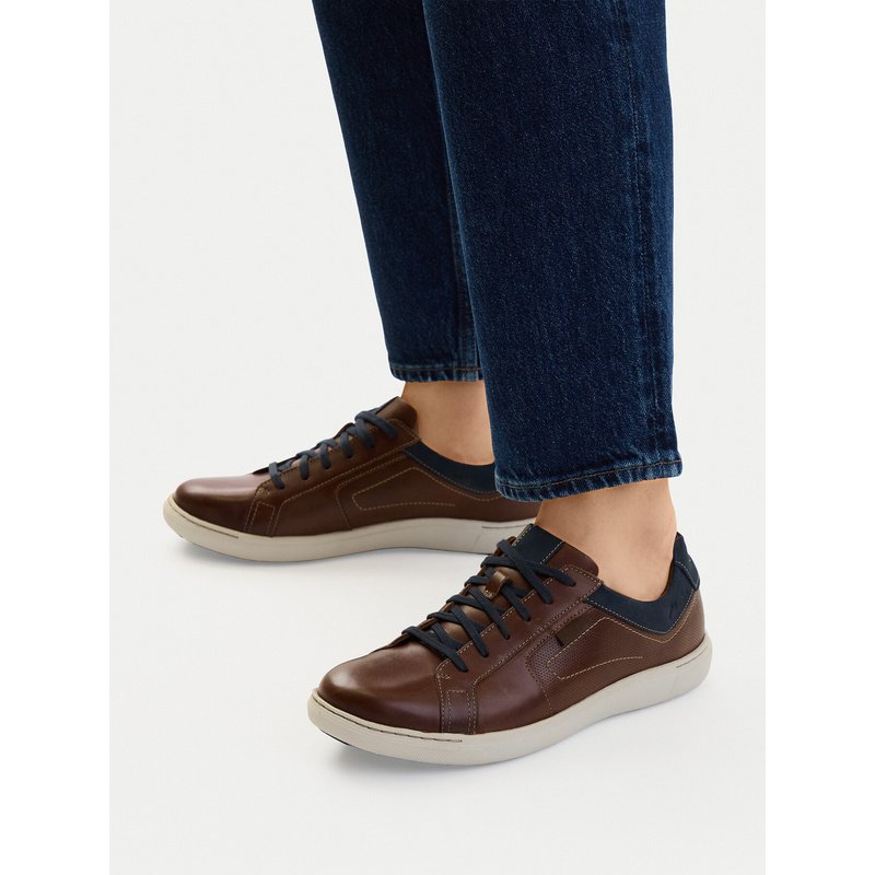 Sneakers Clarks Mapstone Lace 26176886 Braun