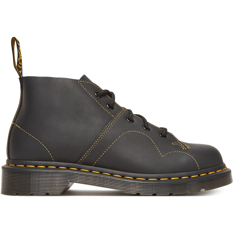Schnürstiefeletten Dr. Martens Church Monkey Boot DM41089001 Schwarz