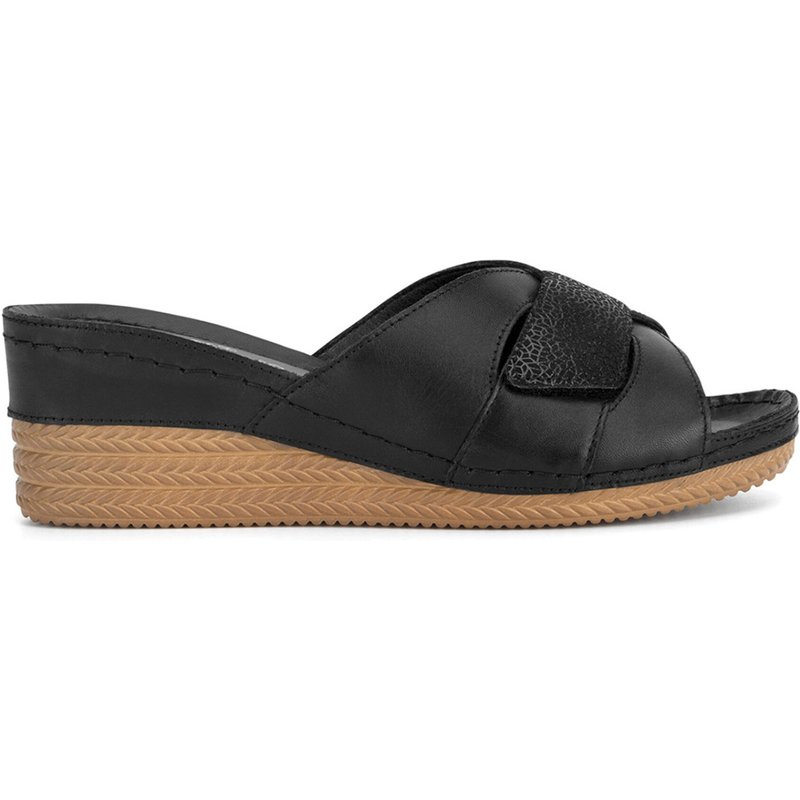 Pantoletten Go Soft ARC-2309-07 Schwarz