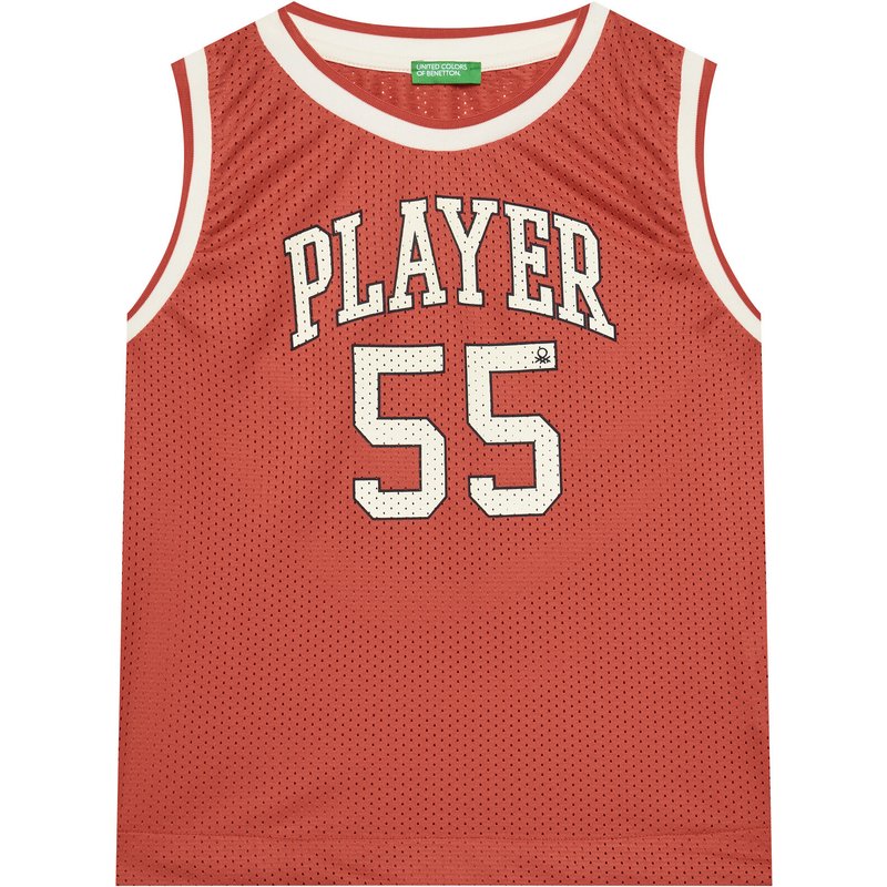 United Colors Of Benetton Tank-Top 3FJGCH01V Rot Regular Fit