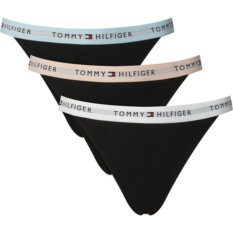 Tommy Hilfiger String-Set UW0UW06518 Schwarz