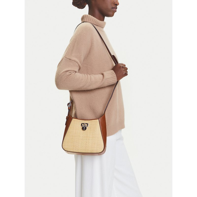 Handtasche LAUREN RALPH LAUREN 431966751001 Braun