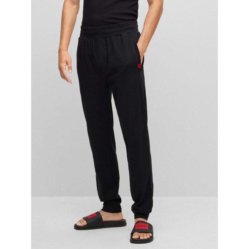 Hugo Pyjamahose Labelled 50478929 Schwarz Regular Fit
