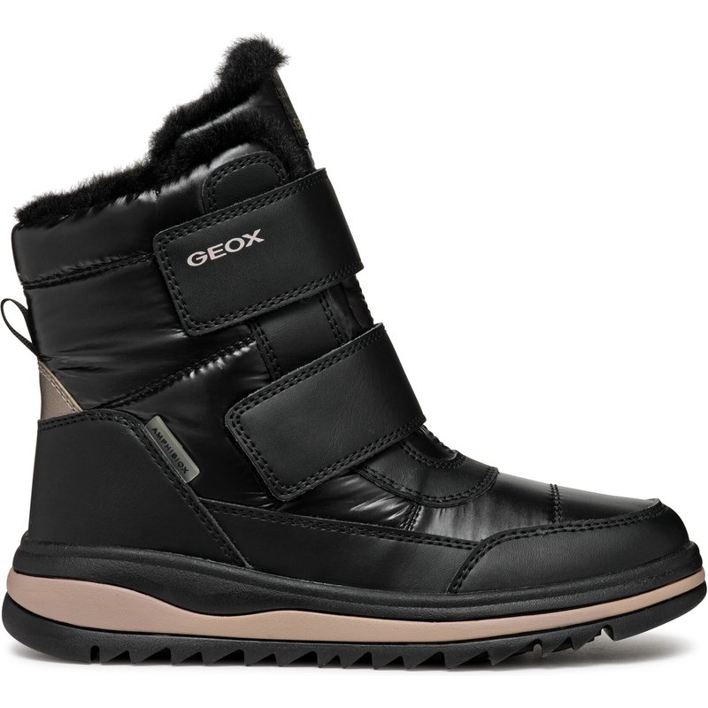 Stiefel Geox J Adelhide Girl B Ab J46EWC 0LVBC C9999 S Schwarz