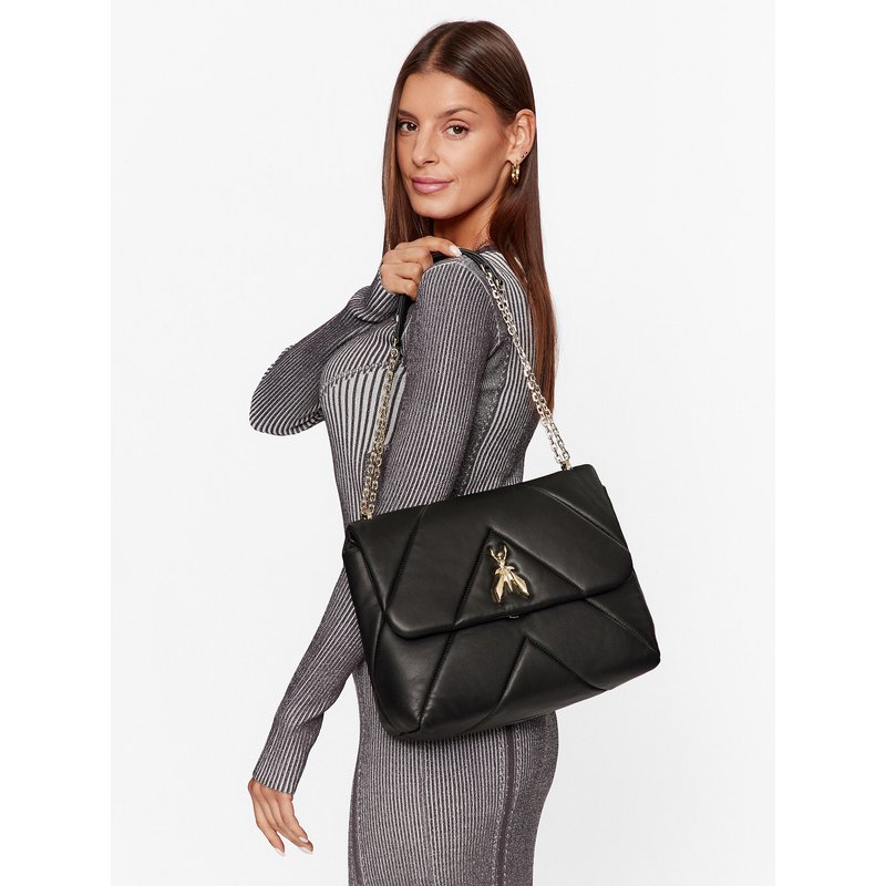 Handtasche Patrizia Pepe CBA302/L006 Schwarz