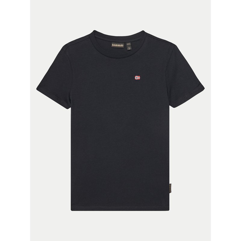 Napapijri T-Shirt Salis SS 2 NP0A4GEH0411 S Schwarz Regular Fit