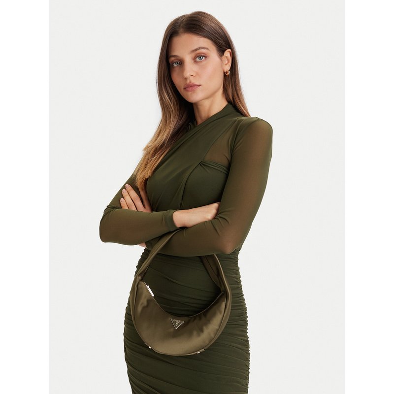 Handtasche Guess Sunetra Mini HWSE75 34720 Grün
