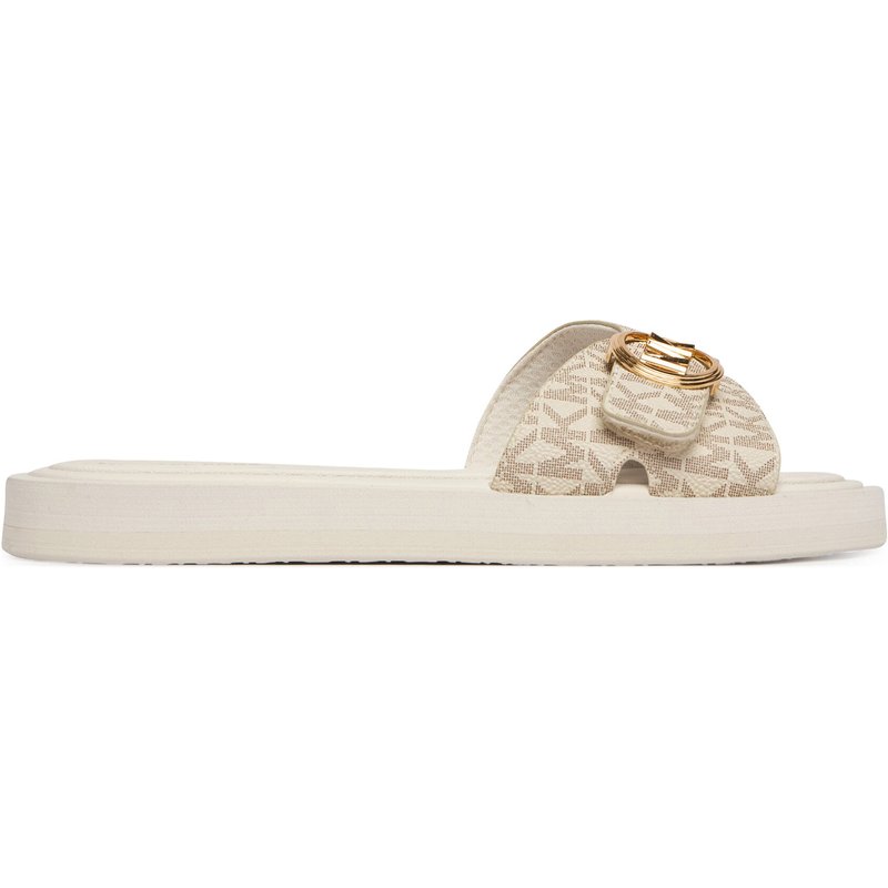 Pantoletten MICHAEL Michael Kors MK Pool 40R6MKFA1B Creme