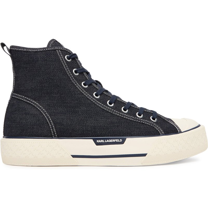 Sneakers aus Stoff KARL LAGERFELD KL50455D Dunkelblau