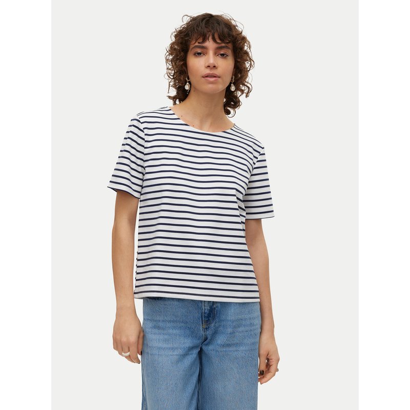Vero Moda T-Shirt Abby 10304716 Weiß Regular Fit
