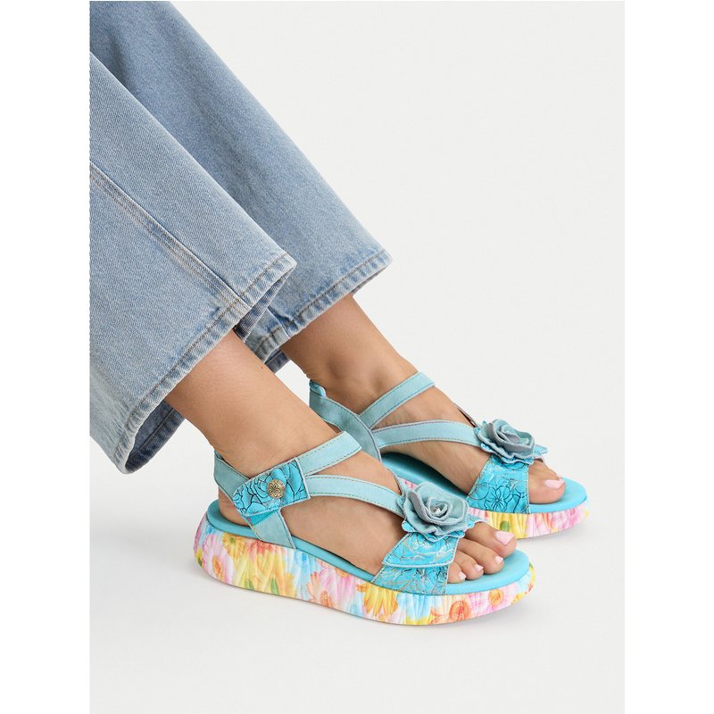 Sandalen Laura Vita Nikito 01 Türkisfarben