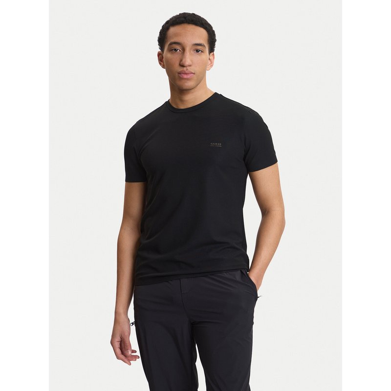 Guess T-Shirt M6RI19 KD202 Schwarz Regular Fit