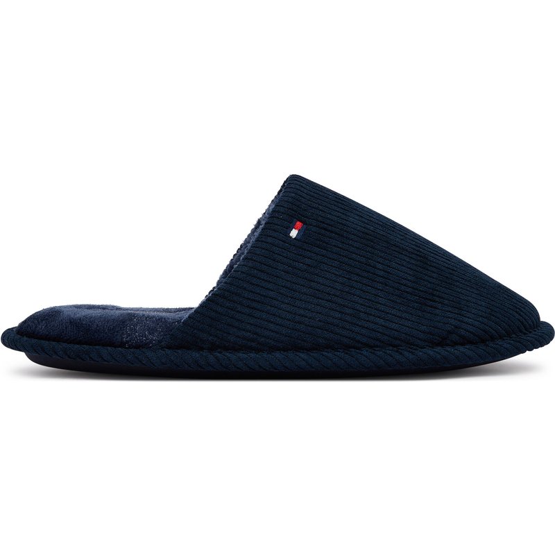 Hausschuhe Tommy Hilfiger Corduroy House Shoes FM0FM06019 Dunkelblau