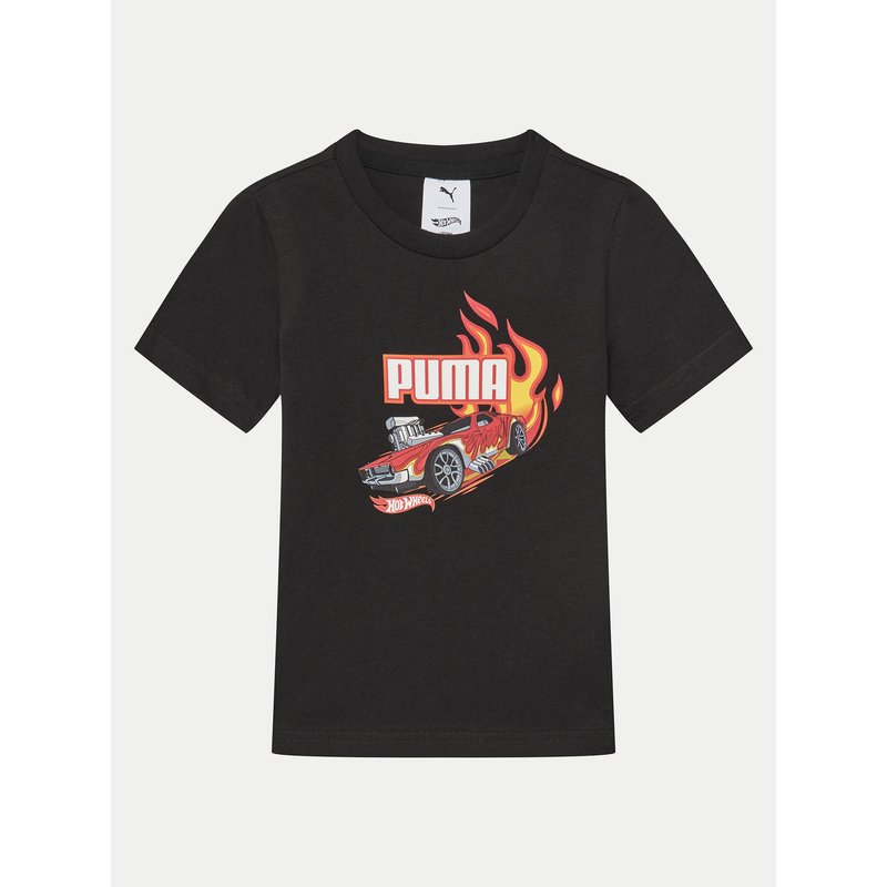 Puma T-Shirt Hot Wheels 630069 Schwarz Regular Fit