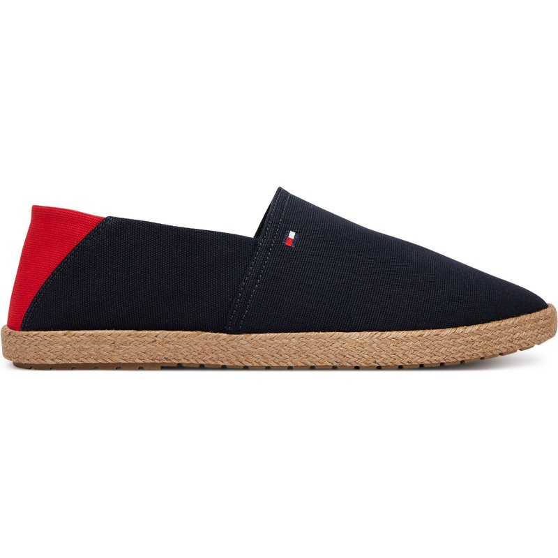 Espadrilles Tommy Hilfiger Core Hilfiger Espadrille Textile FM0FM05792 Dunkelblau