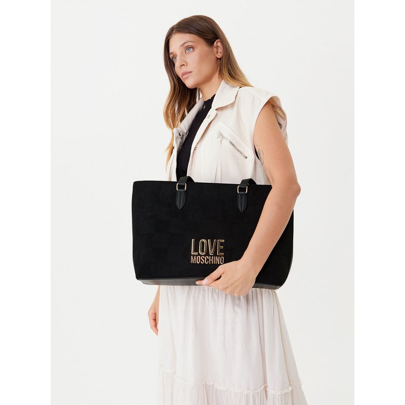 Handtasche LOVE MOSCHINO JC4123PP0NKB100A Schwarz