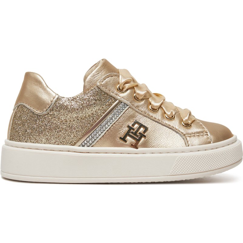 Sneakers Tommy Hilfiger Sneaker Bassa Allacciata T1A9-33932-0829 S Goldfarben