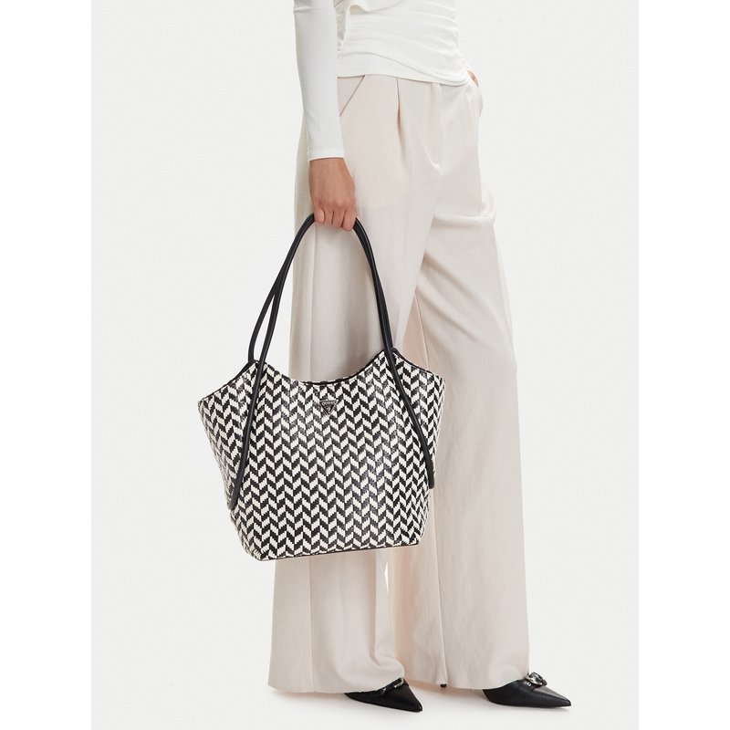 Handtasche Guess Tessi HWWG76 91230 Schwarz
