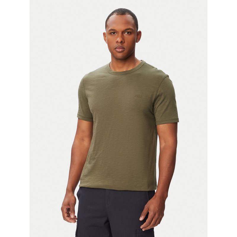 BOSS T-Shirt Tegood 50508243 Khakifarben Regular Fit