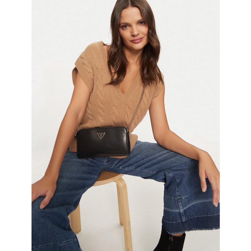 Handtasche Guess HWVG94 93120 Schwarz