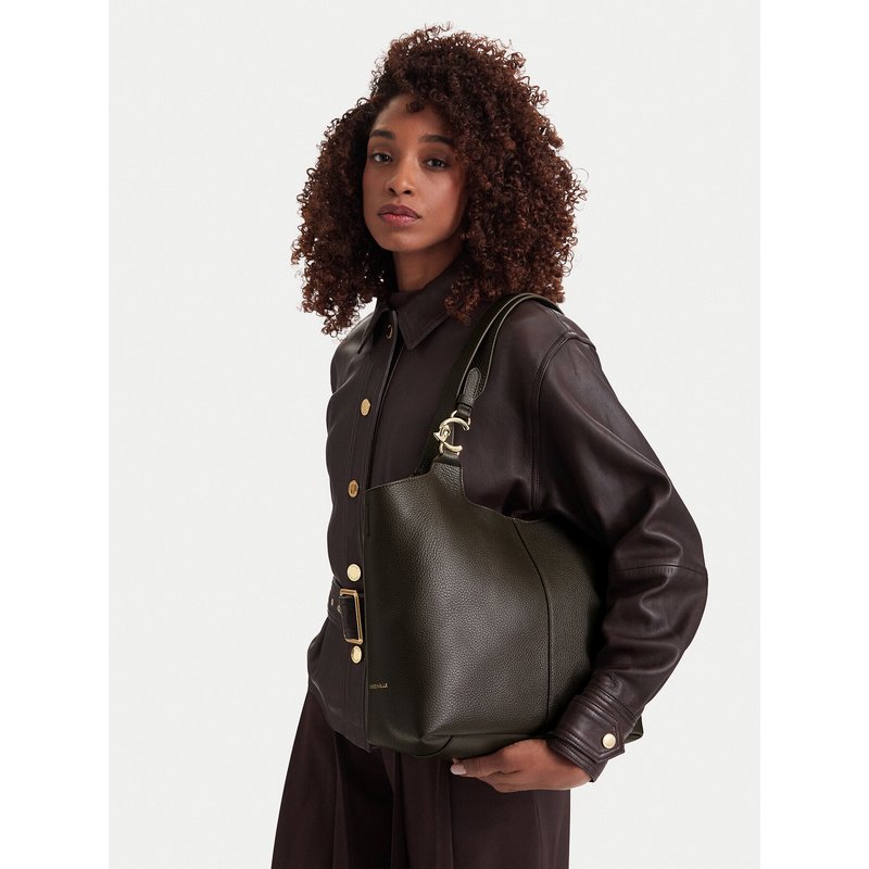 Handtasche Coccinelle SHA Coccinelle C-Easy E1 SHA 11 02 01 Khakifarben