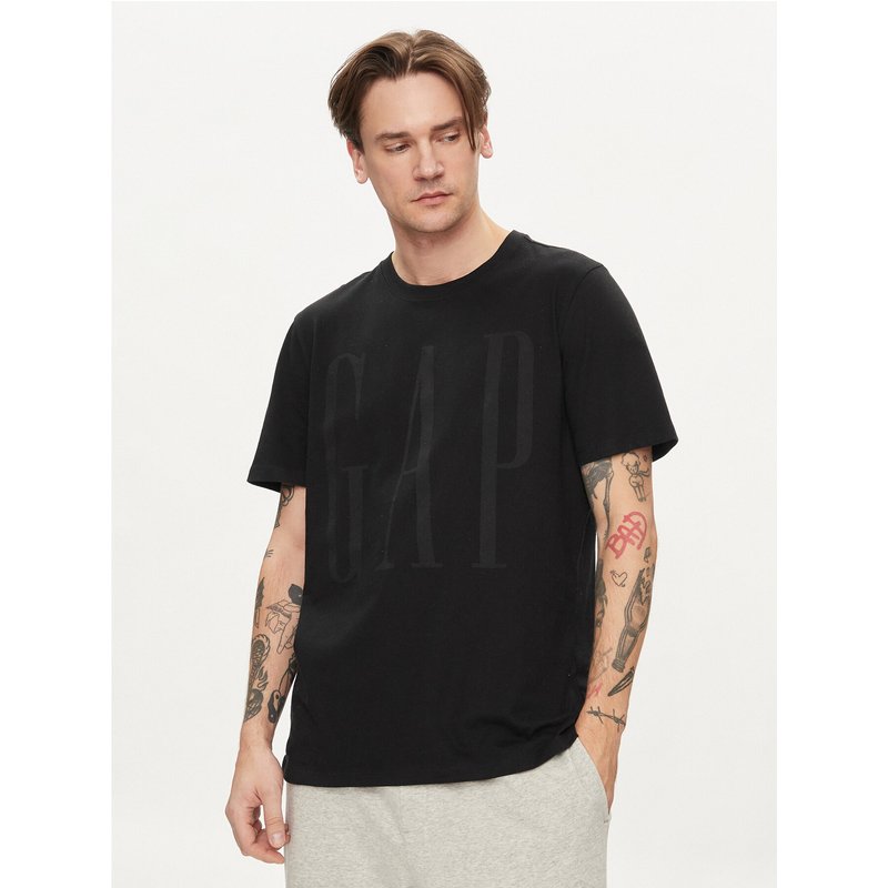 Gap T-Shirt 866774-00 Schwarz Regular Fit