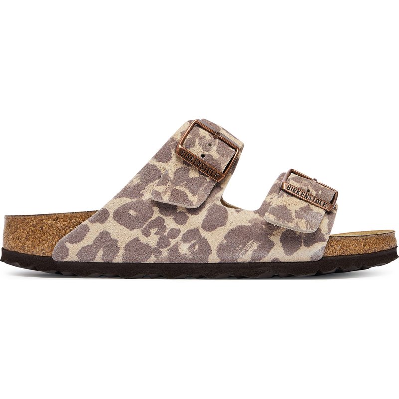 Pantoletten Birkenstock Arizona Print 1033330 Hellbraun