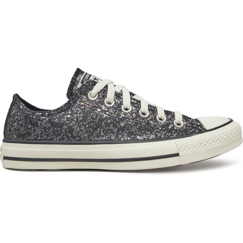 Sneakers aus Stoff Converse Chuck Taylor All Star Glitter A11138C 001 Schwarz