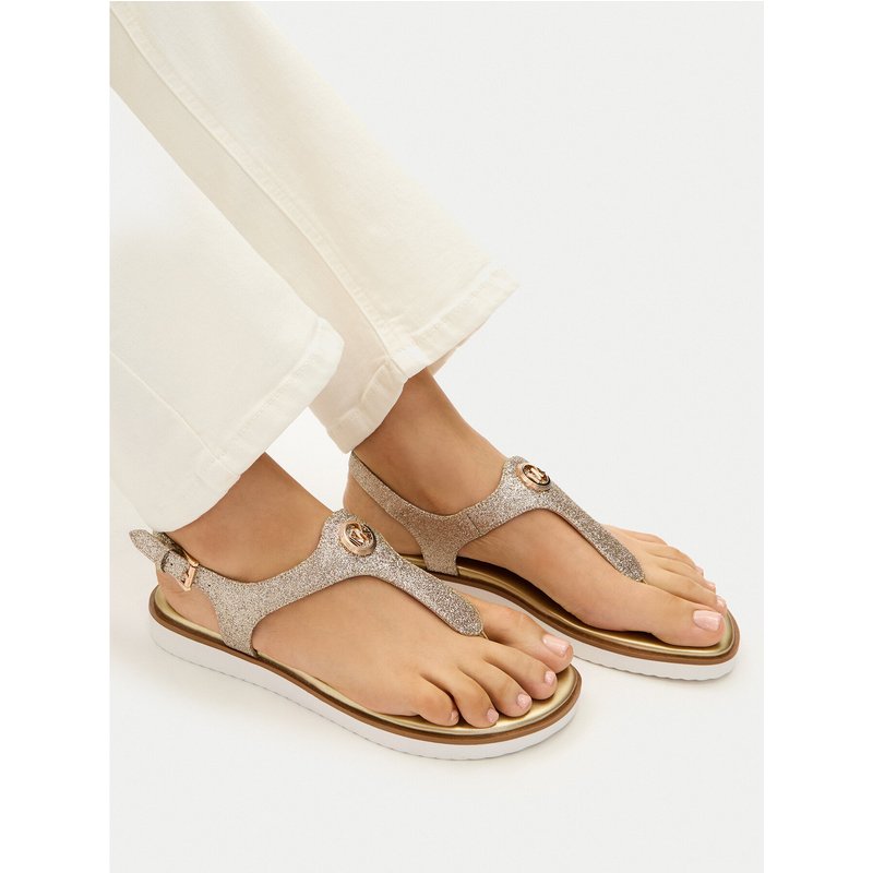 Sandalen MICHAEL Michael Kors Val 40R6VAFS1M Goldfarben